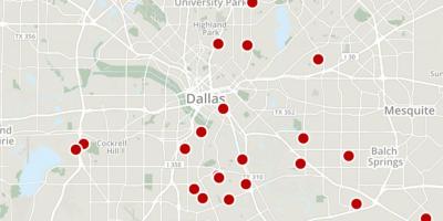 Dallas peta jenayah